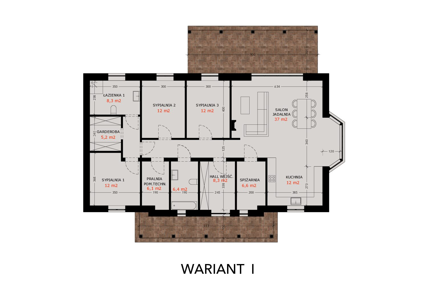Projekt domu Parterowy 138