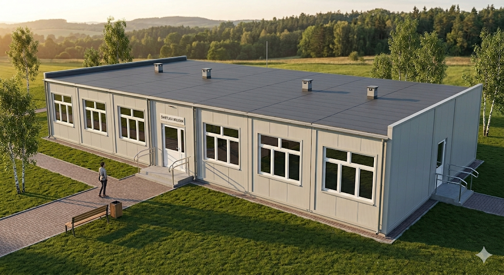 Projekt swietlicy kontenerowej 